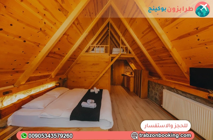 أكواخ ميجزا آيدر اكواخ ايدر مطلة على النهر